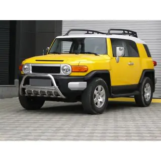 Priekšējais bullbar WT003 (nerūsējošais tērauds) Toyota FJ Cruiser 2006–2022 foto 2