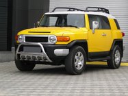 Toyota FJ Cruiser 2006–2022 Priekšējais bullbar WT003 (nerūsējošais tērauds) foto 2