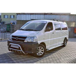 Priekšējais bullbar WT003 (nerūsējošais tērauds) Toyota HiAce foto 3