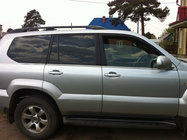 Toyota Land Cruiser Prado 120 2002–2009 Ārējās logu apdares līstes (6 gab., nerūsējošais tērauds) Carmos - turku teras foto 4