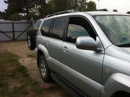 Toyota Land Cruiser Prado 120 2002–2009 Ārējās logu apdares līstes (6 gab., nerūsējošais tērauds) Carmos - turku teras foto 3