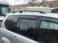 Toyota Land Cruiser Prado 120 2002–2009 Melni turku jumta reliņi Plastmasas stiprinājuma kājas foto 6