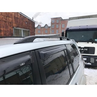 Melni turku jumta reliņi Toyota Land Cruiser Prado 120 2002–2009 foto 4