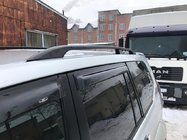Toyota Land Cruiser Prado 120 2002–2009 Melni turku jumta reliņi Plastmasas stiprinājuma kājas foto 4