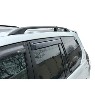 Melni turku jumta reliņi Toyota Land Cruiser Prado 120 2002–2009 foto 1