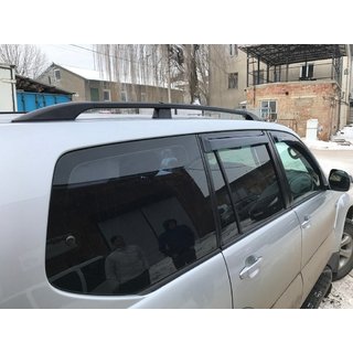 Melni turku jumta reliņi Toyota Land Cruiser Prado 120 2002–2009 foto 3