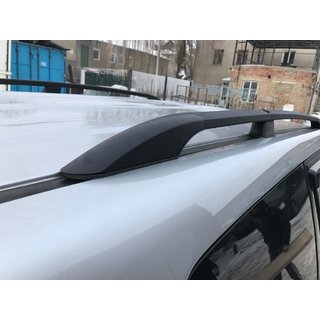 Melni turku jumta reliņi Toyota Land Cruiser Prado 120 2002–2009 foto 2