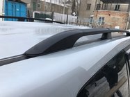 Toyota Land Cruiser Prado 120 2002–2009 Melni turku jumta reliņi Plastmasas stiprinājuma kājas foto 2