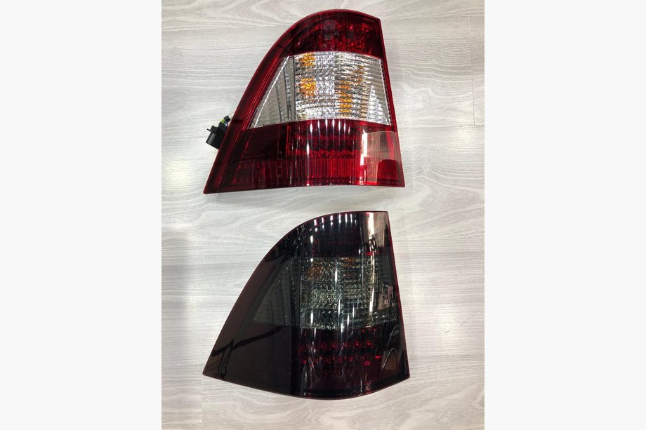Mercedes ML W163 1997–2005 Aizmugurējie lukturi ar LED (2 gab.) Caurspīdīgi Image