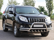Toyota Land Cruiser Prado 150 2009–2023 Bullbar WT003-2-Plus (nerūsējošais tērauds) foto 1