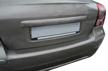 Toyota Avensis 2003–2009 Nataniko aizmugurējā bampera uzlika (nerūsējošais tērauds) foto 1