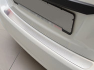 Toyota Yaris 2010–2020 Aizmugurējā bufera aizsarguzlika Natanika (nerūsējošais tērauds) foto 1