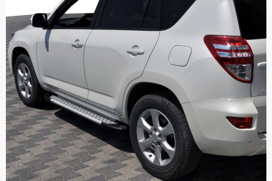 Toyota Rav 4 2006–2013 Sānu pakāpieni Allmond Grey (2 gab., alumīnijs) Image