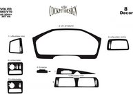 Volvo S60 2000–2009 Instrumentu paneļa uzlikas (galvenās, 2005-2009) Koks foto 3