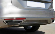 Volkswagen Passat B8 2015–2023 Izpūtēja imitācijas uzlikas SD/SW (2015-2018, 2 gab., nerūsējošais tērauds) Carmos - turku teras foto 4