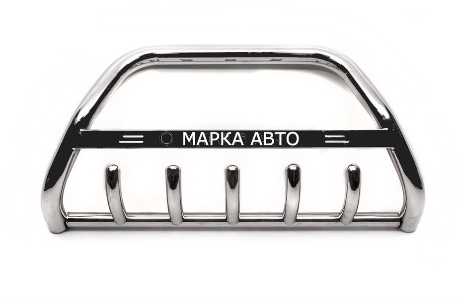 Toyota Land Cruiser 90 Prado 1996–2002 Priekšējais aizsargstienis (bull bar) WT004 (nerūsējošais tērauds) Image