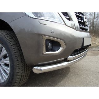 Priekšējais aizsargstienis ST014 (nerūsējošais tērauds) Range Rover III L322 2002–2012 foto 3