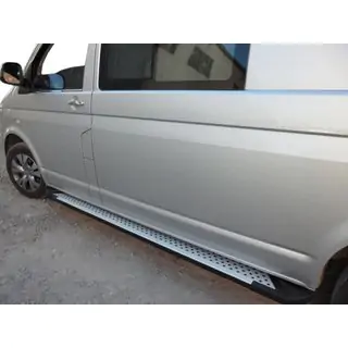 Sānu pakāpieni X5 tipa (2 gab., alumīnijs) foto 1