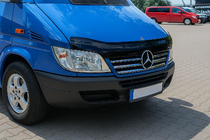 Mercedes Sprinter W901/902/903/904/905 1995–2006 Radiatora režģa apmales uzlikas (2002-2006, 5 daļas, nerūsējošais tērauds) foto 1
