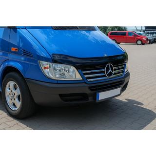 Radiatora režģa apmales uzlikas (2002-2006, 5 daļas, nerūsējošais tērauds) Mercedes Sprinter W901/902/903/904/905 1995–2006 foto 1