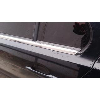Ārējās logu apmales (4 gab., nerūsējošais tērauds) Mitsubishi Lancer X 2008– foto 2