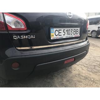 Bagāžnieka malas aizsarguzlika (nerūsējošais tērauds) Nissan Qashqai 2007–2010 foto 4