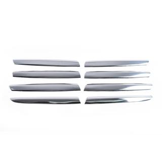 Radiatora režģa uzlikas (8 gab., nerūsējošais tērauds) Nissan Qashqai 2007–2010 foto 2