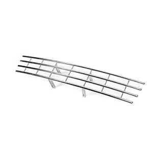 Bampera režģis (nerūsējošais tērauds) Nissan Qashqai 2007–2010 foto 2