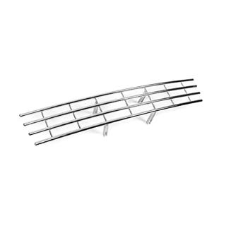 Bampera režģis (nerūsējošais tērauds) Nissan Qashqai 2007–2010 foto 3