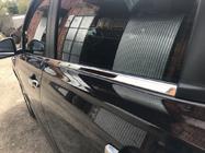 Nissan Qashqai 2007–2010 Ārējās logu apmales (4 gab., nerūsējošais tērauds) Standarta bāze, Carmos – turku tērauds foto 3