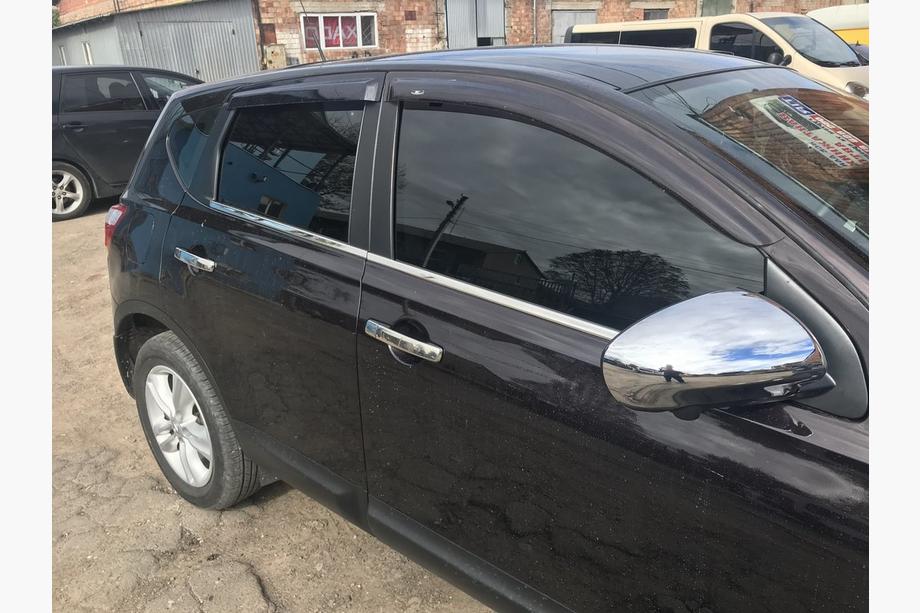 Nissan Qashqai 2007–2010 Ārējās logu apmales (4 gab., nerūsējošais tērauds) Standarta bāze, OmsaLine – itāļu nerūsējošais tērauds Foto 5