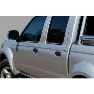 Ārējās logu apmales (4 gab., nerūsējošais tērauds) Nissan NP300 1999–2015 foto 1