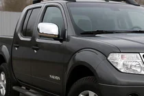 Nissan Navara 2006–2015 Spoguļu uzlikas (2 gab., nerūsējošais tērauds) foto 1
