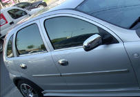 Opel Corsa C 2000–2006 Durvju moldingi (4 gab., nerūsējošais tērauds) foto 1