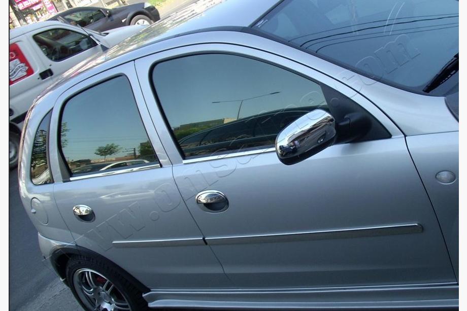 Opel Corsa C 2000–2006 Durvju moldingi (4 gab., nerūsējošais tērauds) Image