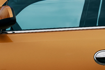 Opel Corsa C 2000–2006 Ārējās logu apmales (4 gab., nerūsējošais tērauds) foto 2