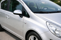 Opel Corsa D 2007–2014 Spoguļu uzlikas (2 gab., nerūsējošais tērauds) foto 1