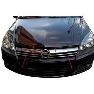 Radiatora restes uzlikas (4 gab., nerūsējošais tērauds) Opel Astra H 2004–2013 foto 1