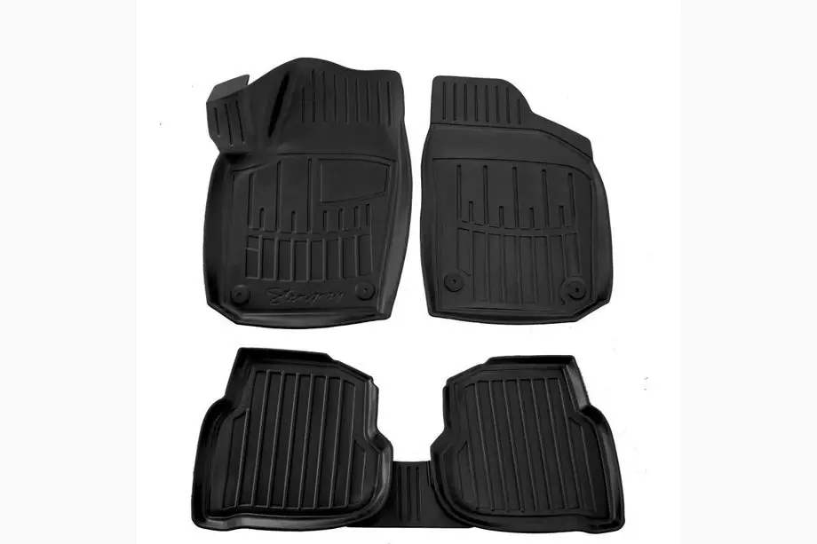 Volkswagen Polo 2010–2017 Stingray 3D (SD) salona paklāji (komplekts 5 gab., poliuretāns) Image