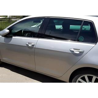 Apakšējās logu līstes Black Chrome (4 gab., nerūsējošais tērauds) Volkswagen Golf 7/E-Golf 2012–2020 foto 1