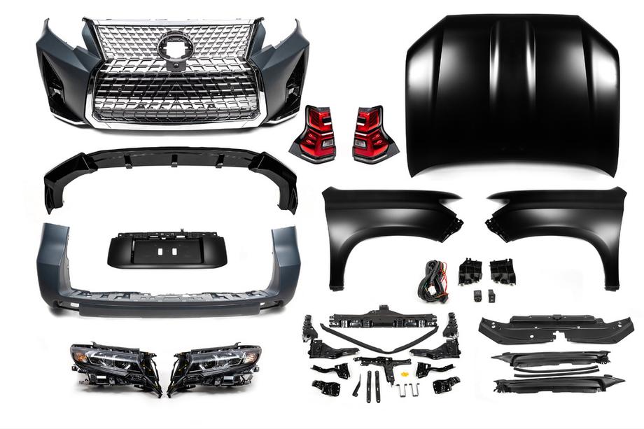 Toyota Land Cruiser Prado 150 2009–2023 Facelift pārbūves komplekts no 2009-2016 uz 2017- (Elite set) Image