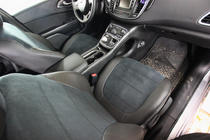 Chrysler 200 II 2014–2017 Auto sēdekļu pārvalki eko āda+audums+Alcantara Antara A001 (pilns salona komplekts) foto 3