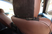Toyota Land Cruiser Prado 120 2002–2009 Auto sēdekļu pārvalki eko āda + audums + Alcantara Antara A088 (pilns salons) foto 18
