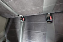 Renault Logan I 2005–2008 Auto sēdekļu pārvalki eko āda+audums+Alcantara Antara A001 (pilns salona komplekts) foto 9