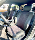 BMW 3. sērija E46 1998–2006 Auto sēdekļu pārvalki eko āda+audums+Alcantara Antara A001 (pilns salona komplekts) foto 1
