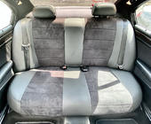 BMW 3. sērija E46 1998–2006 Auto sēdekļu pārvalki eko āda+audums+Alcantara Antara A001 (pilns salona komplekts) foto 6