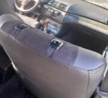 BMW 3. sērija E46 1998–2006 Auto sēdekļu pārvalki eko āda+audums+Alcantara Antara A001 (pilns salona komplekts) foto 13