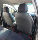 Hyundai Accent 2011–2017 Auto sēdekļu pārvalki eko āda+audums+Alcantara Antara A001 (pilns salona komplekts) foto 7