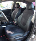 Hyundai Accent 2011–2017 Auto sēdekļu pārvalki eko āda+audums+Alcantara Antara A001 (pilns salona komplekts) foto 8