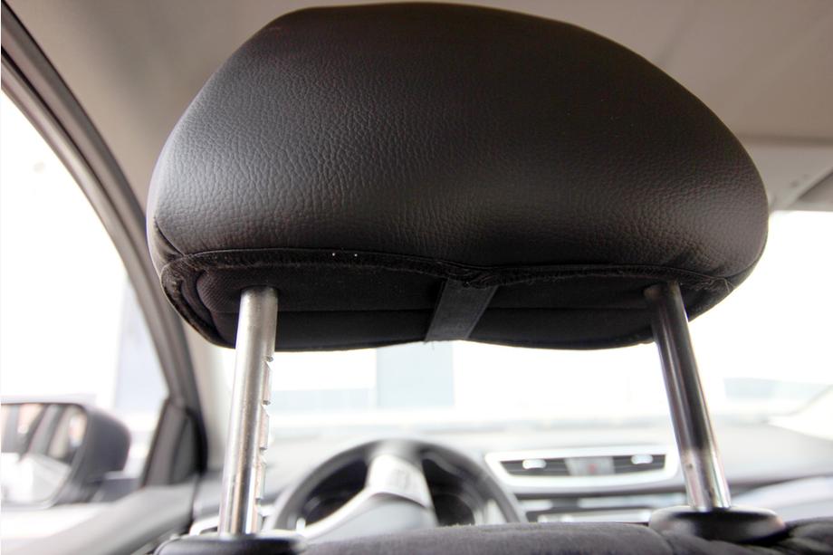 Nissan Qashqai 2014–2021 Auto sēdekļu pārvalki eko āda+audums+Alcantara Antara A001 (pilns salona komplekts) Foto 14